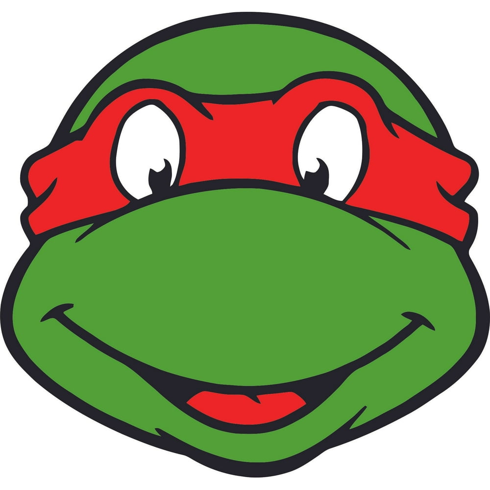 Ninja Turtles Raphael Red Face Mask Cartoon Character Movie Show Wall ...