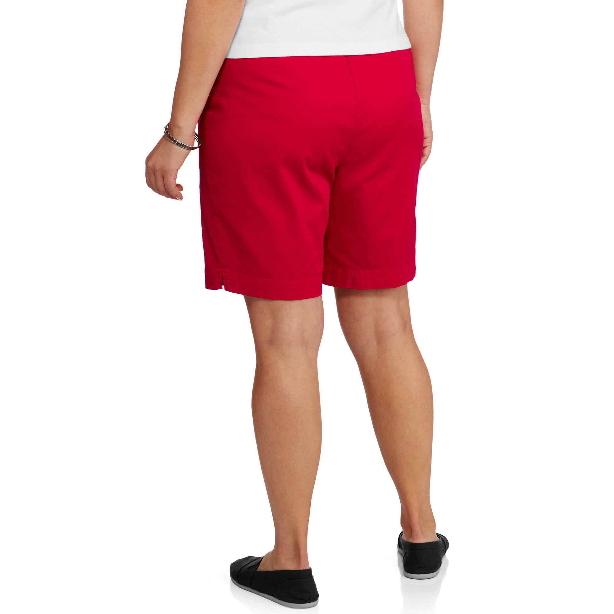 Women s Plus Size Pull On Shorts Walmart