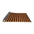 thumbnail image 2 of Ahgly Company Indoor Round Abstract Orange Modern Area Rugs, 6' Round, 2 of 4