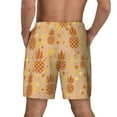 thumbnail image 3 of Xecao Pineapples for Men's Swimming Trunks Swim Trunks Quick Dry Swim Shorts with Mesh Lining Funny Swimwear Bathing Suits, 3 of 9