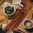 thumbnail image 3 of Bamboo Tea Ceremony Utensil Set for Kung Fu Tea Lovers with Elegant Design Light Brown, 3 of 9