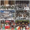thumbnail image 2 of Pegatinas de Feliz Navidad para decoración del hogar, adhesivos de pared de alce y Papá Noel para exhibición de ventanas, Año Nuevo, 2023, 2 of 4