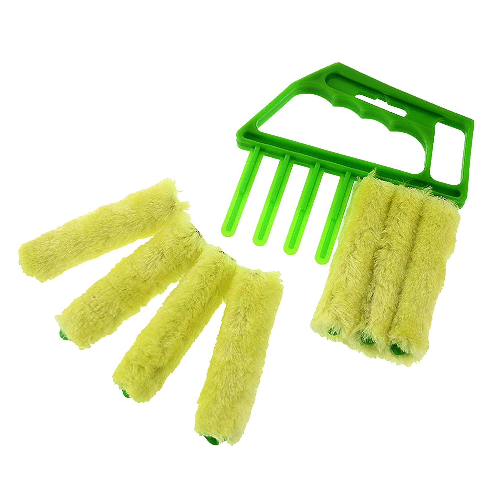 Yeetfub Silicone Toilet Wand Blinds Cleaning Brush Detachable Cleaning Brush Blinds Brush Cleaning Vents Sweeping Brush