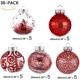 thumbnail image 4 of KG Navidad al por mayor Bolas De Navidad plástico transparente 25 uds adornos Bola De árbol De Navidad conjunto De bolas De Navidad para manualidades DIY vacaciones, 4 of 4