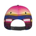 thumbnail image 3 of Kdxio Unisex Neon Cassette Tape Pattern Baseball Cap Unisex Washed Classic Adjustable Hat, 3 of 5