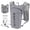 Gray, variant on Running Vest Women Men Adjustable Running Hydration Vest 1.5L Water Bladder Lightweight Reflective Hydration Backpack for Marathon Jogging