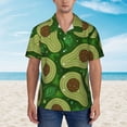 thumbnail image 4 of Disketp Hawaiian Shirts For Men,Big Colorful Avocados Print Mens Casual Short Sleeve Button Down Shirts Beach Shirt, 4 of 8