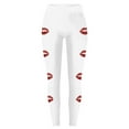 thumbnail image 5 of Women Valentine's Day Leggings Valentine's High Waisted Love Heart Printed Tight Pants Athletic Running Slim Leg Workout Yoga Pants, 5 of 5