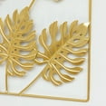 thumbnail image 3 of Golden Leaves Iron Living Room Dining Room Wall Decorative Hanging, 3 of 3