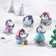 thumbnail image 4 of Gwong Decoración hogareña 6 unids Forma de pingüino Mini adornos Jardín Bonsai Dollhouse Descondor Decoración para el hogar Juguete Gwong 21051998, 4 of 5