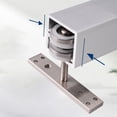 thumbnail image 3 of Lefu Folding Door Pulley Sliding Track Lower/Top Hung Sliding Door Track for Max 60kg, 3 of 4