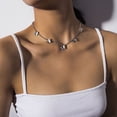 thumbnail image 4 of Jewelry VerPetridure Ladies Metal Butterfly Tassel Pendant Women's Clavicle Pendant Necklaces, 4 of 7