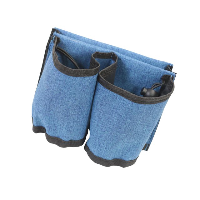 Toystoory Práctico soporte para reposabrazos para botellas de bebidas, instalación sencilla y ahorro de espacio Almacenamiento y organización del hogar Azul 16x12x8cm