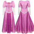 thumbnail image 2 of Manyoushe Megan Magic Hair Wonderful cos Rapunzel cosplay disfraz de Halloween vestido de princesa cos, 2 of 4