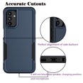 thumbnail image 6 of eBizWare Phone Case For Samsung Galaxy A14 5G 6.6" , 2 in 1 Drop Resistant Heavy-Duty Tough Rugged Slim Shockproof Protective Case Cover -Dark Blue, 6 of 6