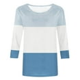 thumbnail image 5 of Pompotops T-shirt d'Été Mode Femme Ajusté à Manches Courtes et Col Rond en Liquidation, 5 of 5