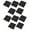 10PCS, variant on Pack Of 510 Activated Carbon Filters 13X13Cm Sponges For Air Purification Antistatic And Acid Resistant Features