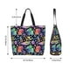 thumbnail image 5 of Disketp Colorful Animals Bolsa Tote Estampada para Mujer, Bolso de Hombro y de Mano para Compras y Viajes, 5 of 8