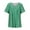 Green, variant on JeashCHAT Women's T shirts Clearance Women Plus Size Short Sleeves V-Neck Print Blouse Pullover Tops Shirt