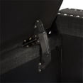 thumbnail image 6 of Atlin Designs Storage Fabric Ottoman in Dark Gray, 6 of 13