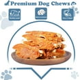 thumbnail image 6 of Pawant Chicken Jerky with Twist Rawhide Sticks for Dogs Chews Treats 1lb/454g, 6 of 9