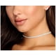 thumbnail image 4 of Nvzi Gargantilla de diamantes de imitación, collar de plata brillante con diamantes, pulsera de cristal, collar de diamantes de imitación, 4 of 4