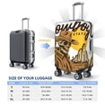 thumbnail image 4 of Vsdgher Skull Cowboy Luggage Cover Suitcase Cover Protector Anti-scratch Suitcase cover Fits 18-32 Inch Luggage(No luggage included)-Medium, 4 of 7
