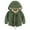 Army Green, variant on Herrnalise Thickened Jackets For Toddlers Girls Boys Fleece Hoody Jackets Kids Zip Up Outerwear Coat Toddler Kids Jacket Sweatshirt