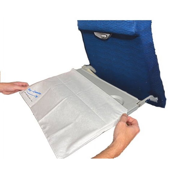 Sky-Coaster Disposable Airplane Tray Table Cover - Pack of 6