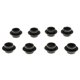 thumbnail image 5 of Espaciadores de Buje de Cojinete Kusrkot para Ruedas de Patines 8 Piezas Color Negro, 5 of 8