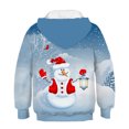 thumbnail image 3 of JIKNTTR Boys Christmas Sweatshirt Fashion Autumn Winter Children'S Christmas Snowman Hoodie Printed Hoodies Pullover Pocket Fashion Hoodies & Sweatshirts, 3 of 3