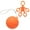 Orange, variant on Physical Therapy Hand Exerciser, 2Pcs/Set Hand Grip Ball Comfortable Touch Hand Rehabilitation Training Compact Finger Puller Silicone Finger Exercise