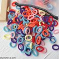 thumbnail image 1 of Bandas elásticas para el pelo para niña y mujer, accesorios de goma para la cabeza, tocado de ligas, coletas, herramienta de cola de cerdo DIY, 50 unidades por juego, 1 of 4