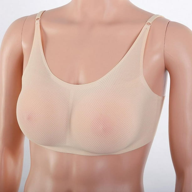 Pechos Falsos Silicona con Sujetador Sujetador Silicona Formas de Senos Protesis de Mama XS XL para Mastectomia Sujetador Protesis Transgenero Crossd Soledad Sujetador de silicona con forma de seno Bo...