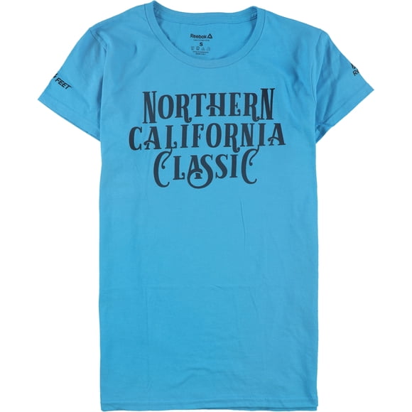 Reebok Womens Northern California Graphic T-Shirt blue L