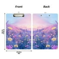 thumbnail image 3 of ALAZA Plastic Clipboard A4 Letter Size Decorative Clipboards for Students Women Men 9" x 12.5" Wildflower, 3 of 6