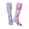 thumbnail image 4 of Balery Fun Rainbow Pink Fun Novelty Socks Men'S Women'S Crew Socks Funny Crazy Novelty Socks Quirky And Cool Socks, 4 of 9