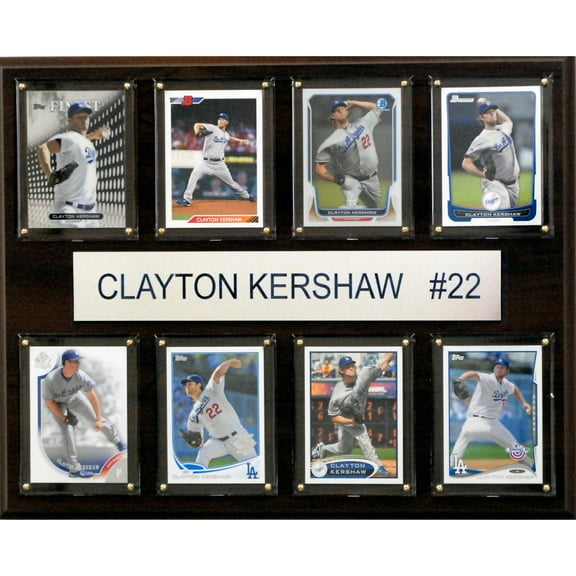 Clayton Kershaw Los Angeles Dodgers 12'' x 15'' Plaque