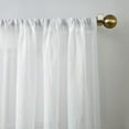 thumbnail image 4 of No. 918 Vida Crushed Texture Semi-Sheer Rod Pocket Curtain Panel, 50"x84", White, 4 of 7