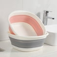 thumbnail image 4 of Lavabo plegable Pomoko para el hogar de polipropileno para lavar los pies para dormitorios de estudiantes lavadero portátil para viajes para lavar verduras, 4 of 5