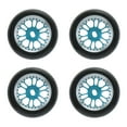 thumbnail image 1 of Uds RC Drift Tire amortiguación fuerte alta resistencia a la abrasión fácil instalación neumáticos de coche RC para coche 1/28 RC azul, 1 of 8