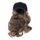 thumbnail image 2 of Aoki Sombrero de peluca gris,Gorro de béisbol Onda de cabello Sombrero de béisbol Cabello Extensión de cabello Sombrero Solución innovadora, 2 of 9