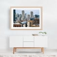 thumbnail image 5 of North Side Skyscrapers - Chicago Illinois Photography Oak Framed Wall Art Print 16 x 24 inches, 5 of 6