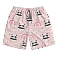 thumbnail image 5 of Goofa Cute Cartoon Panda Printed Mens Swim Trunks Summer Quick Dry Short Beach Swimwear Bathing Suits-Small, 5 of 9