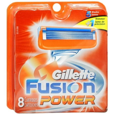 Gillette Fusion Power Cartridges 8 Each (Pack of