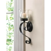 Scrolling Candle Wall Sconce