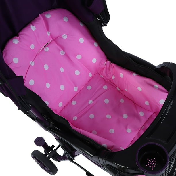 Baby Stroller Liner Baby Kids Infant Trolley Stroller Pram Pushchair Soft Dot Liner Pad Cushion Pink Walmart