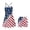 Distressed Patriotic Print, variant on Union Jack Women Athletic Dress with Built in Shorts Moisture Wicking Tennis Dress Breathable Backless Golf Dresses Summer Workout Dresses with Pocket Medium
