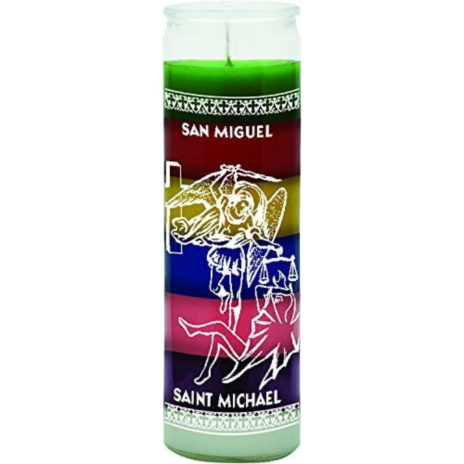 Indio 7 Day 7 Color Candle St. Michael