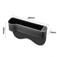 thumbnail image 2 of Car Seat Trough Filler Organizer with USB LED Lights, Cup Holder Car Storage Box with 2 Fast-Charging Port Interior Accessory, 2 of 8